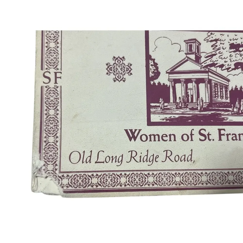 Vtg Women Of St. Francis Parish Local Cookbook Church Spiral Retro Kitchen 1964